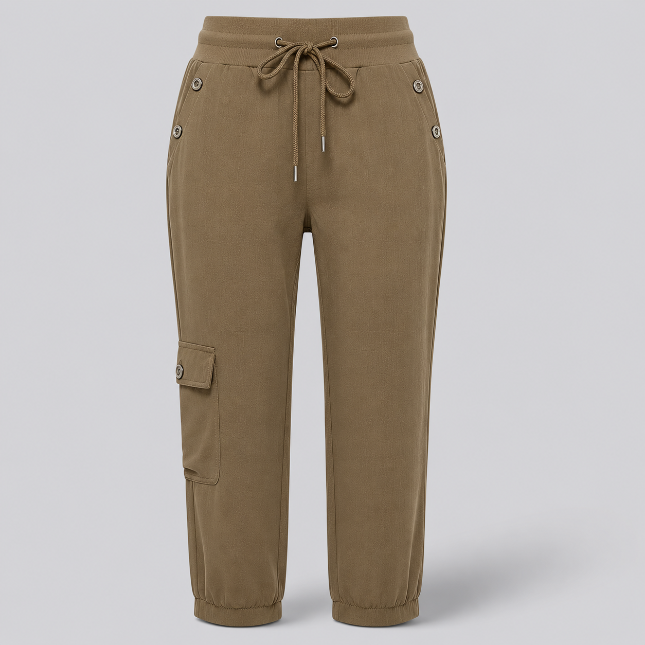 Damen Cargo-Jogginghose | Elastischer Bund & Beinabschluss