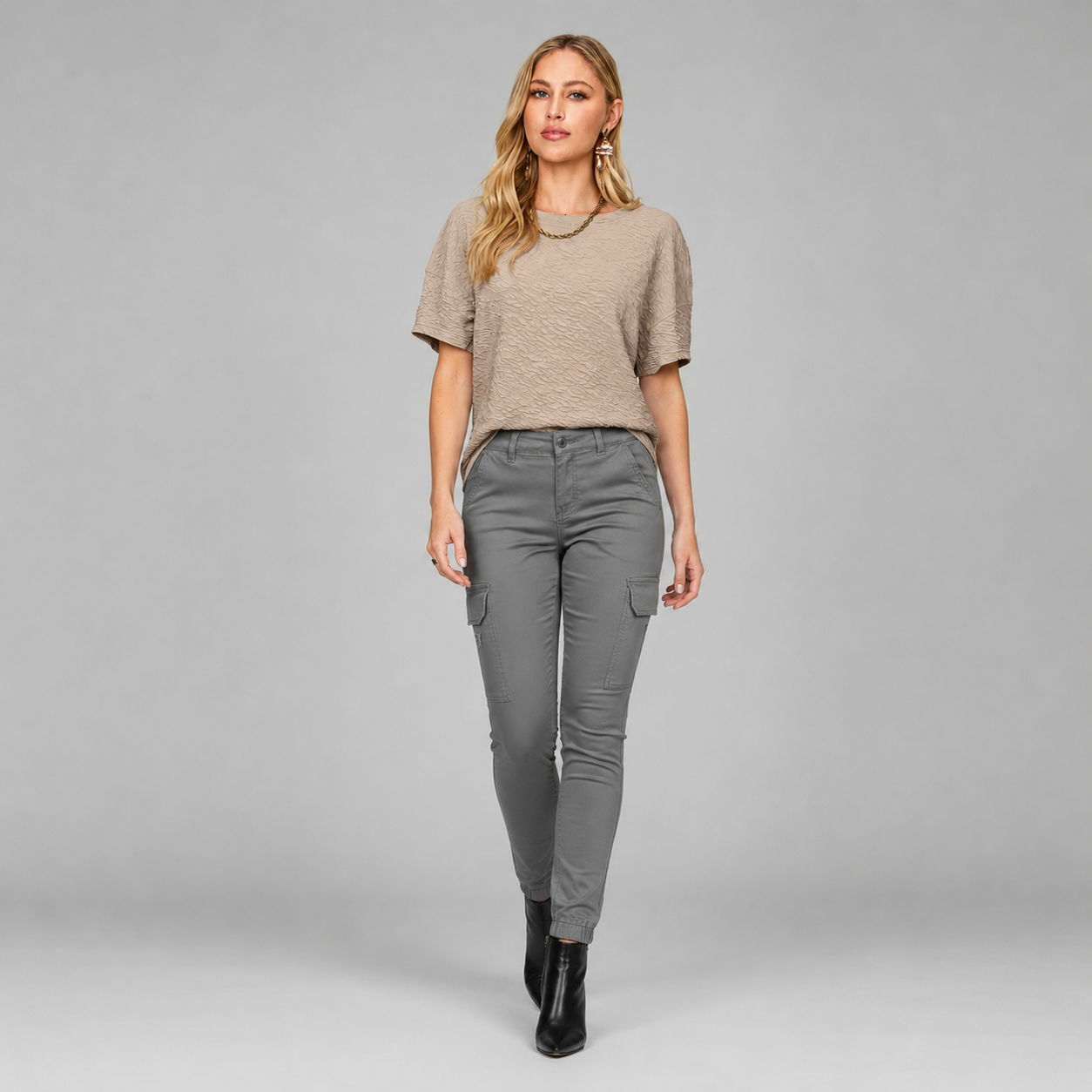 Damen Cargo-Hose Schmale Passform | Urbaner Style mit Bündchen