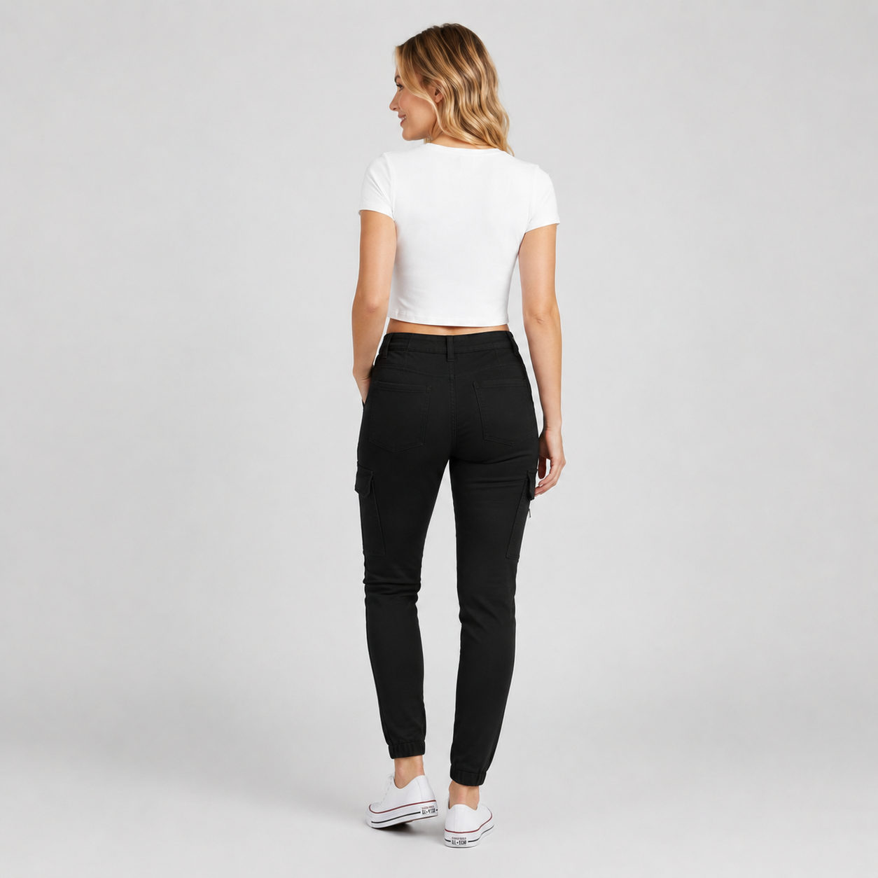 Damen Cargo-Hose Schmale Passform | Urbaner Style mit Bündchen