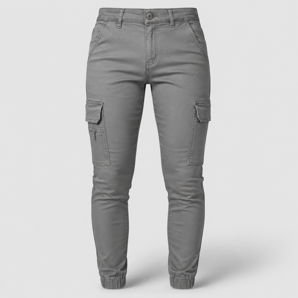 Damen Cargo-Hose Schmale Passform | Urbaner Style mit Bündchen