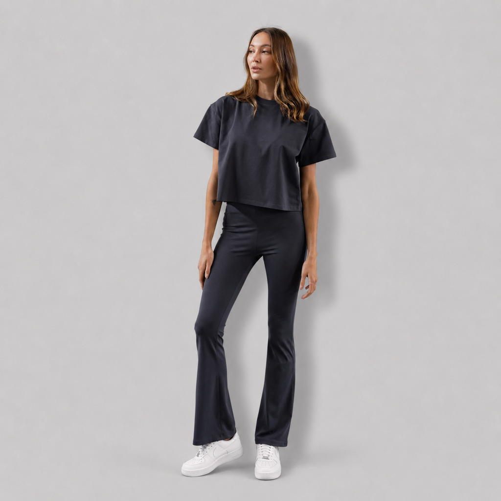 Damen Oversized Crop T-Shirt | Lucy's Vintage