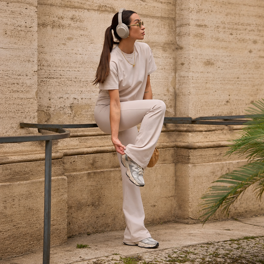 Damen Oversized Crop T-Shirt | Lucy's Vintage