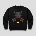 Drachen Grafik Rundhals-Sweatshirt | Lucys Vintage