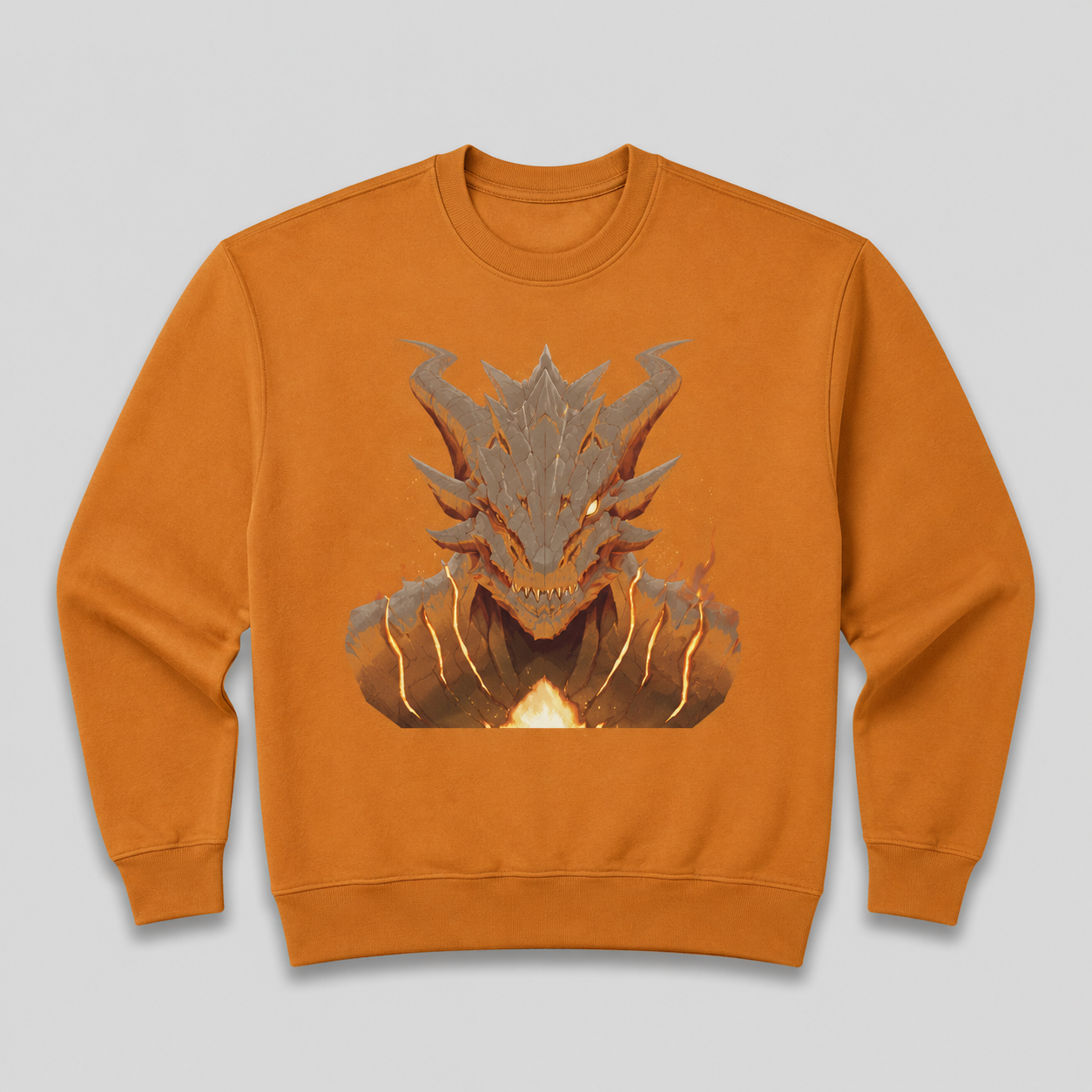 Drachen Grafik Rundhals-Sweatshirt | Lucys Vintage
