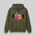 Herren Bemalter Apfel Grafik Hoodie | Lucys Vintage