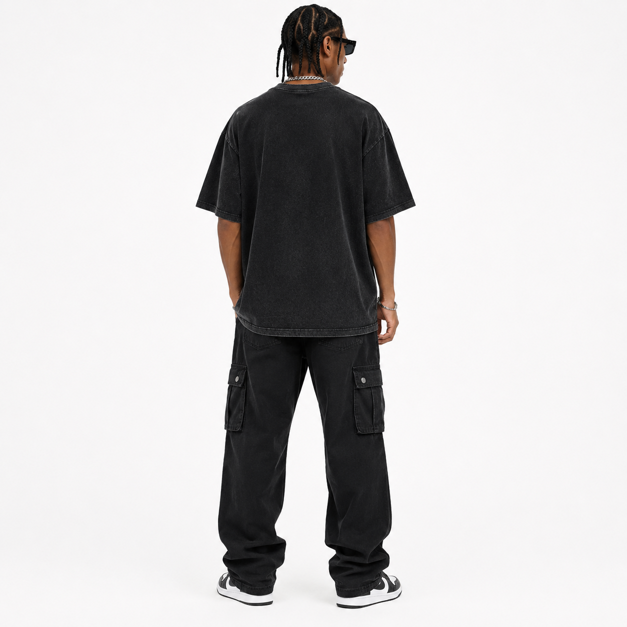 Herren Oversized The Wall Retro-Grafik T-Shirt | Lucy's Vintage